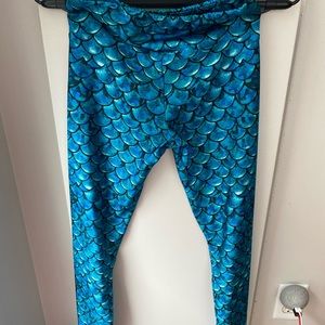 GOLDSHEEP GREEN MERMAID LONG PANTS